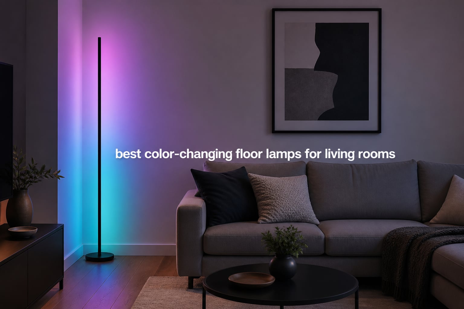 best color-changing floor lamps for living rooms