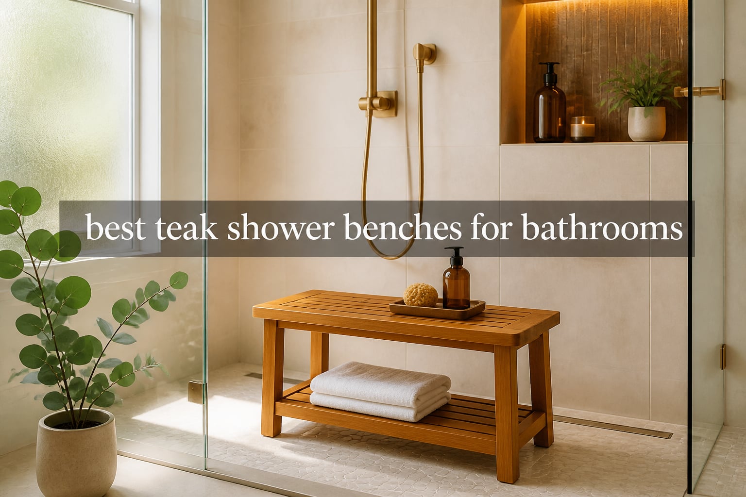 best teak shower benches for bathrooms