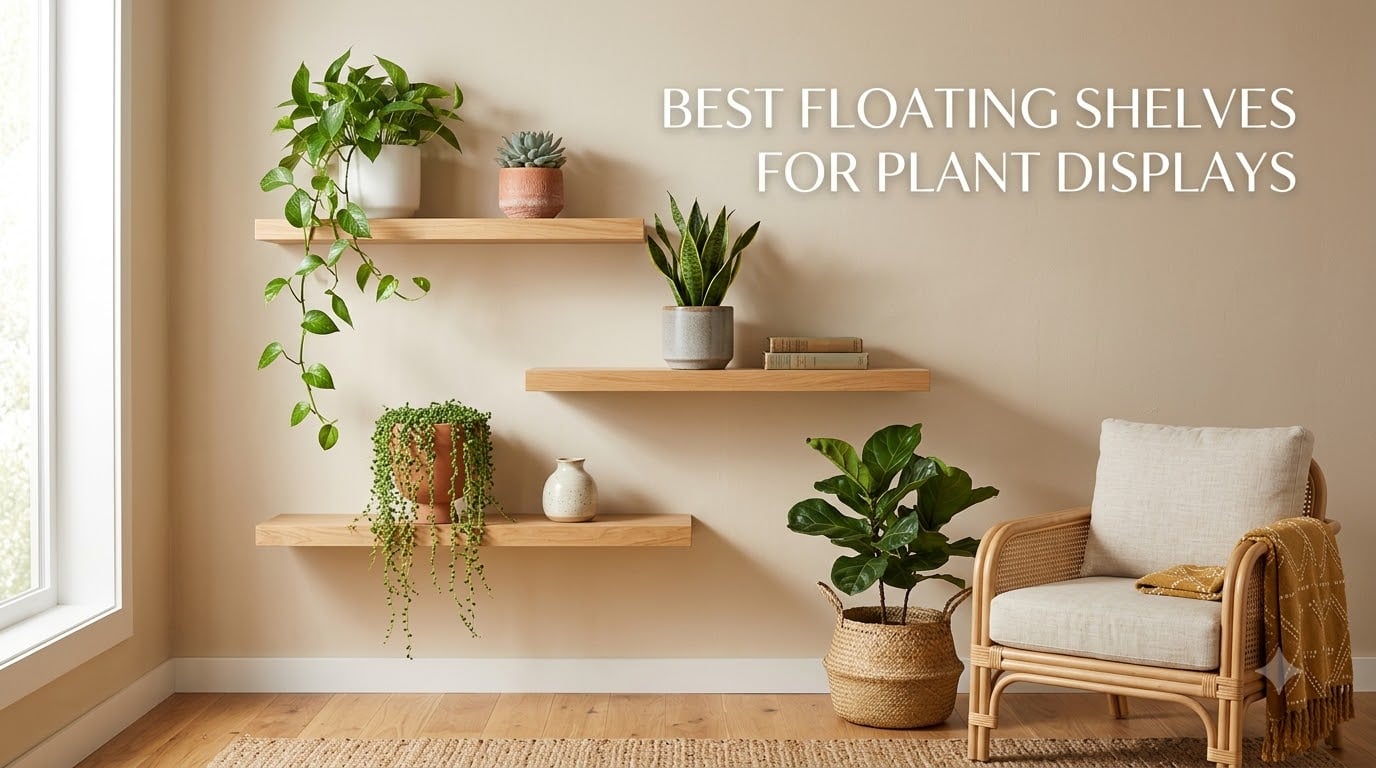 best floating shelves for plant displays