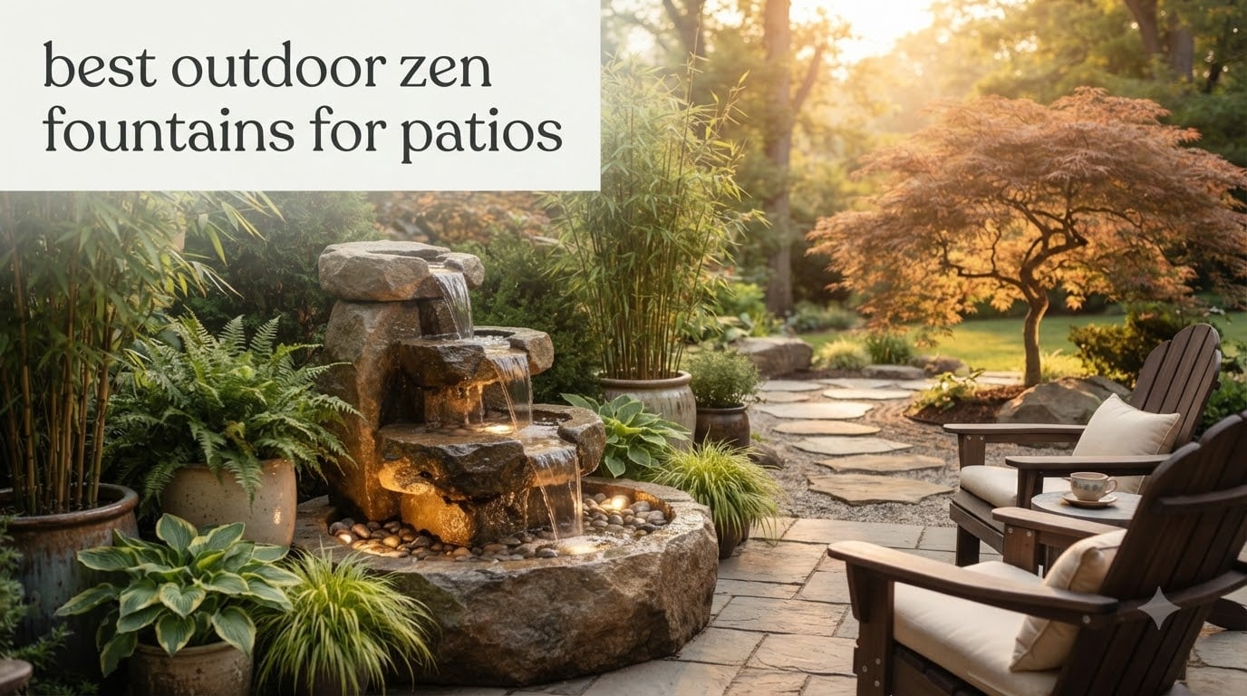 best outdoor zen fountains for patios
