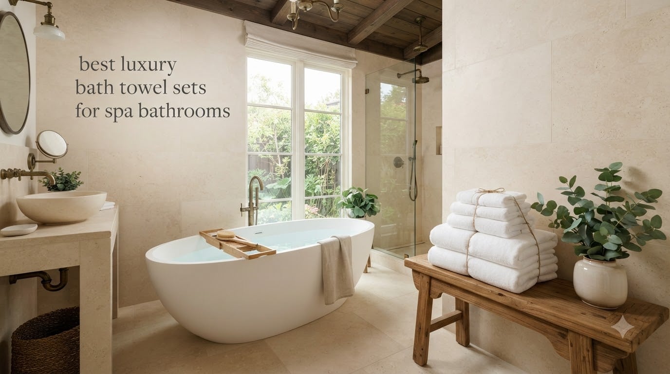best luxury bath towel sets for spa bathrooms