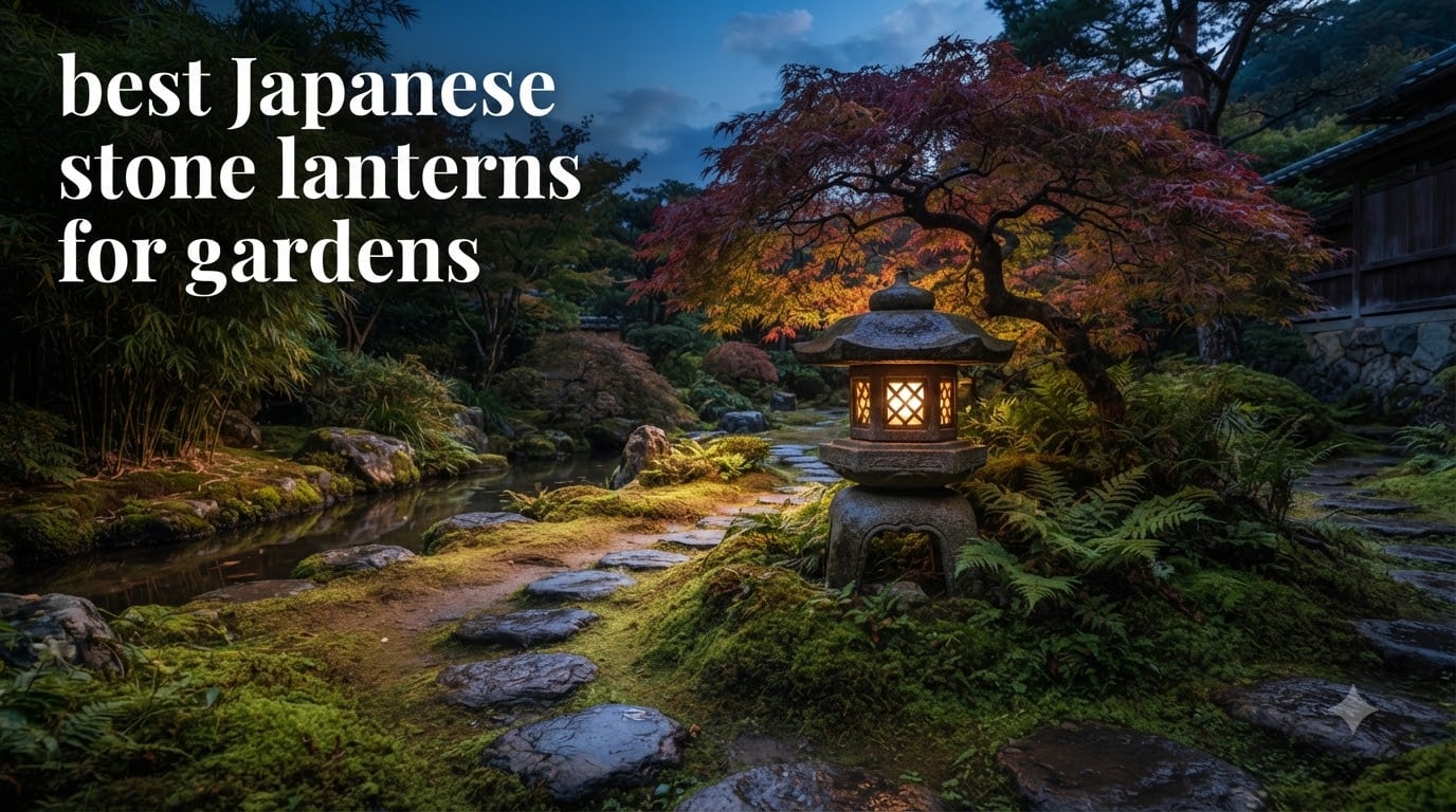 best Japanese stone lanterns for gardens