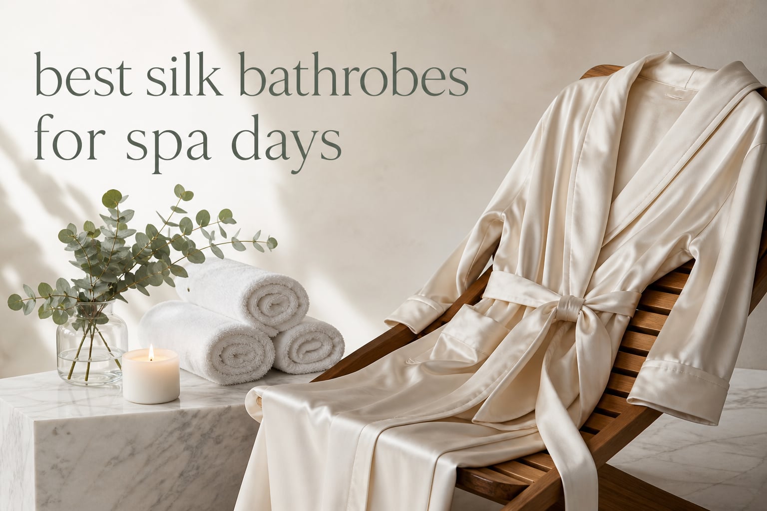 best silk bathrobes for spa days