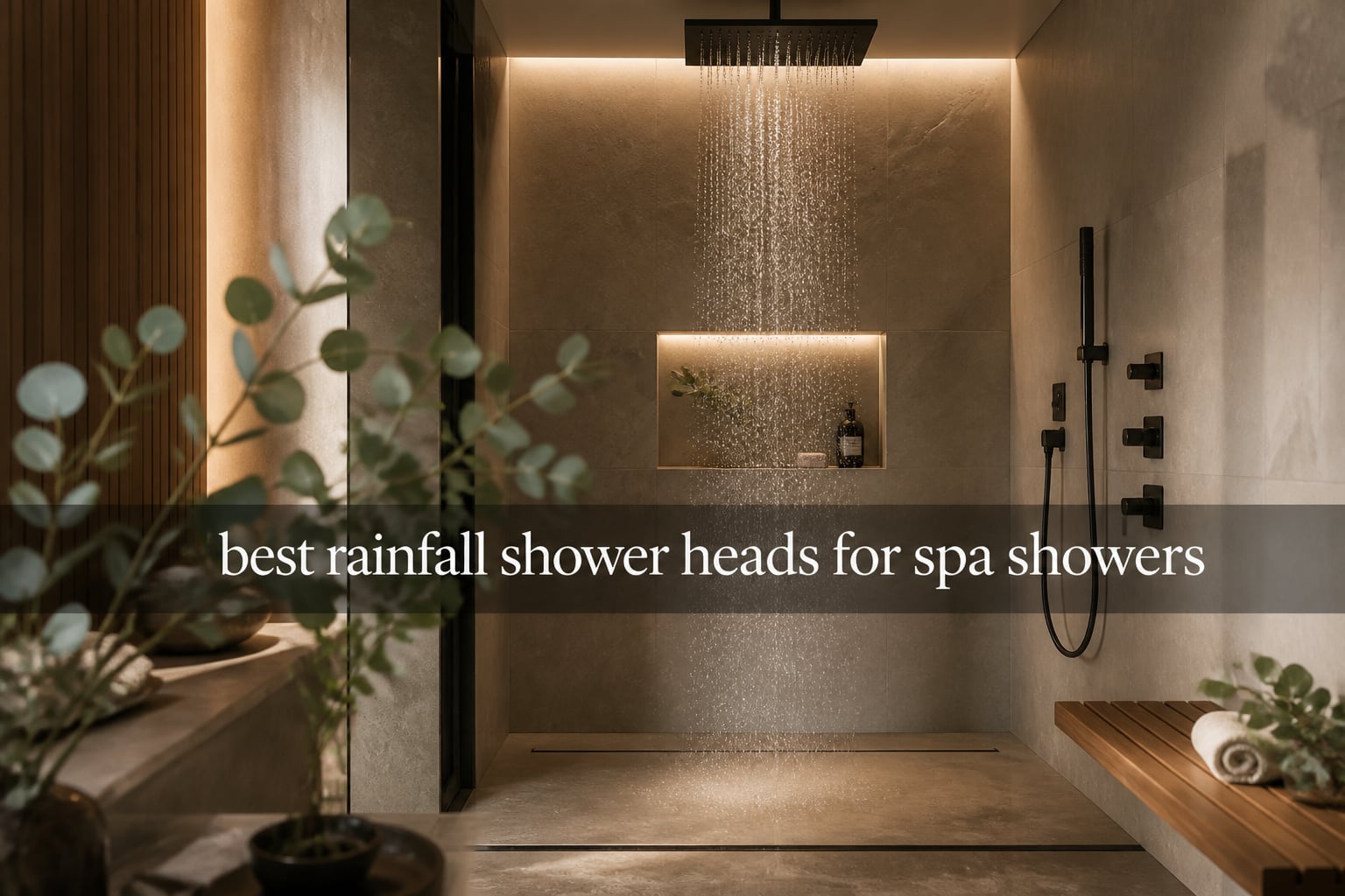best rainfall shower heads for spa showers