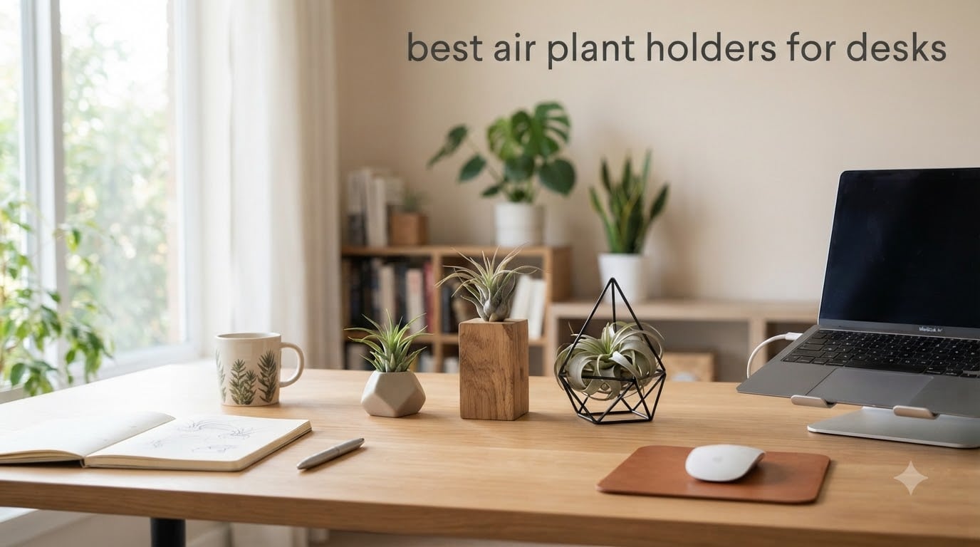 best air plant holders for desks