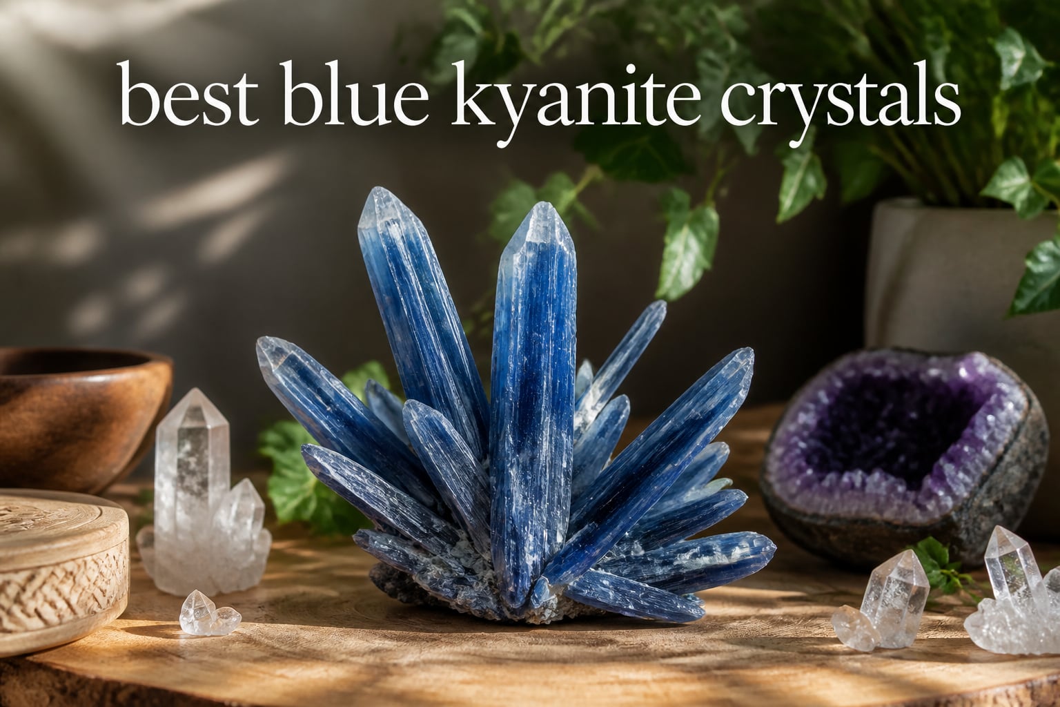 best blue kyanite crystals