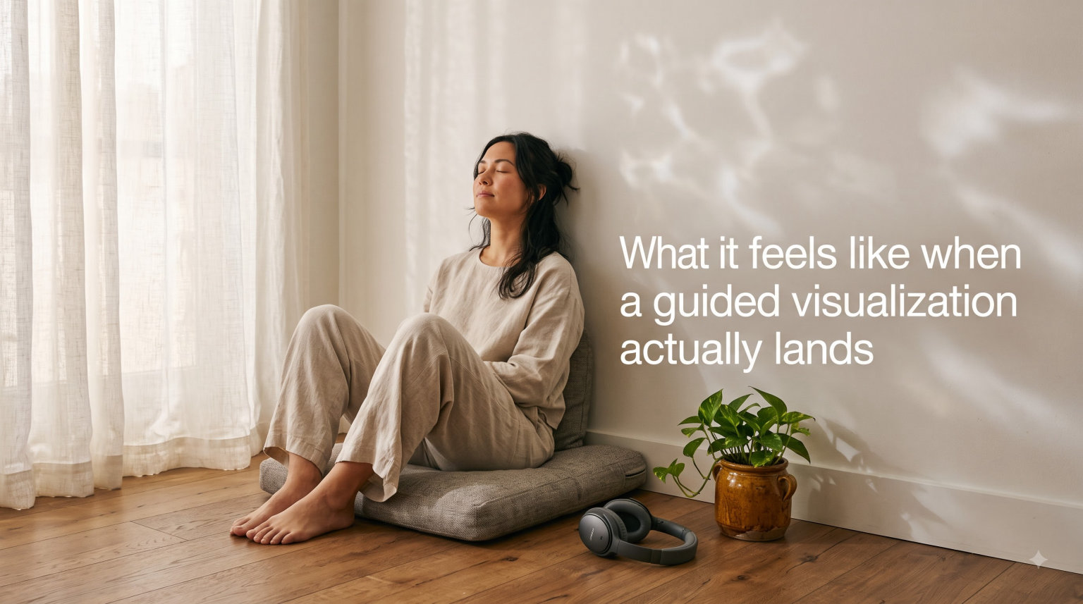 What it feels like when a guided visualization actually lands