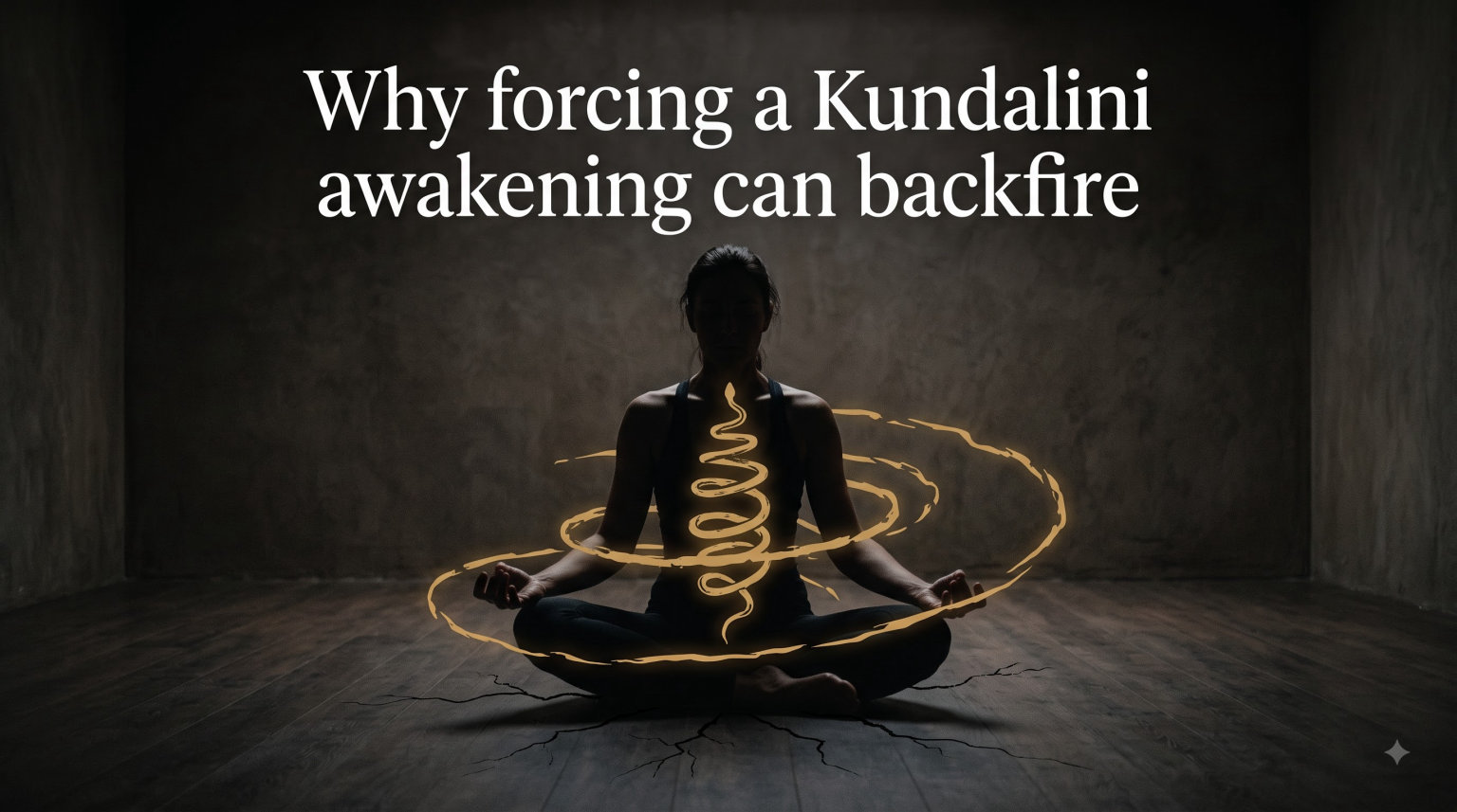 Why forcing a Kundalini awakening can backfire