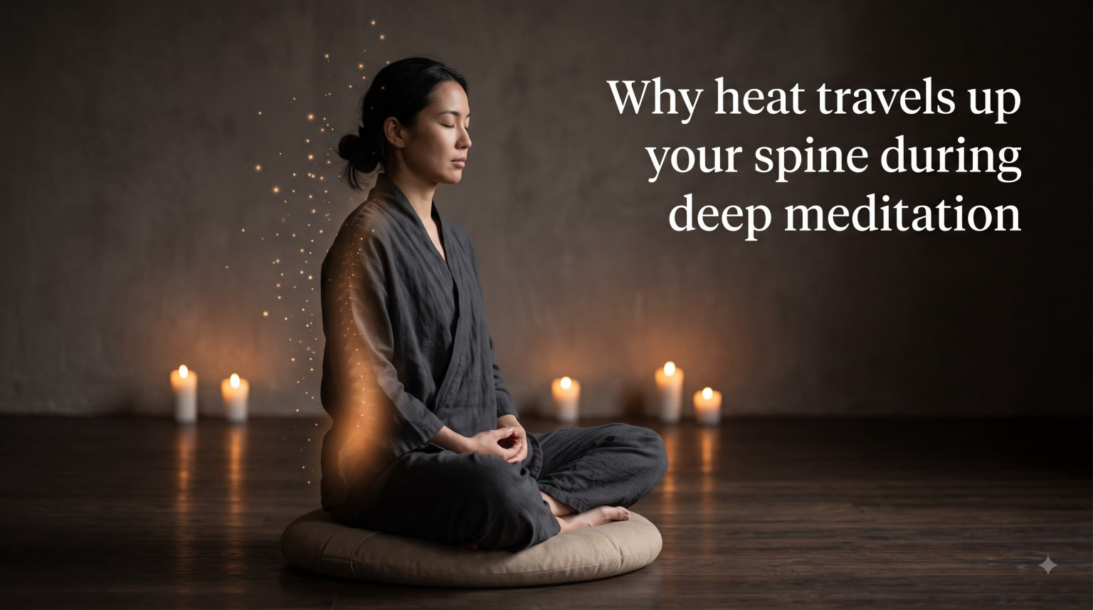 Why heat travels up your spine during deep meditation
