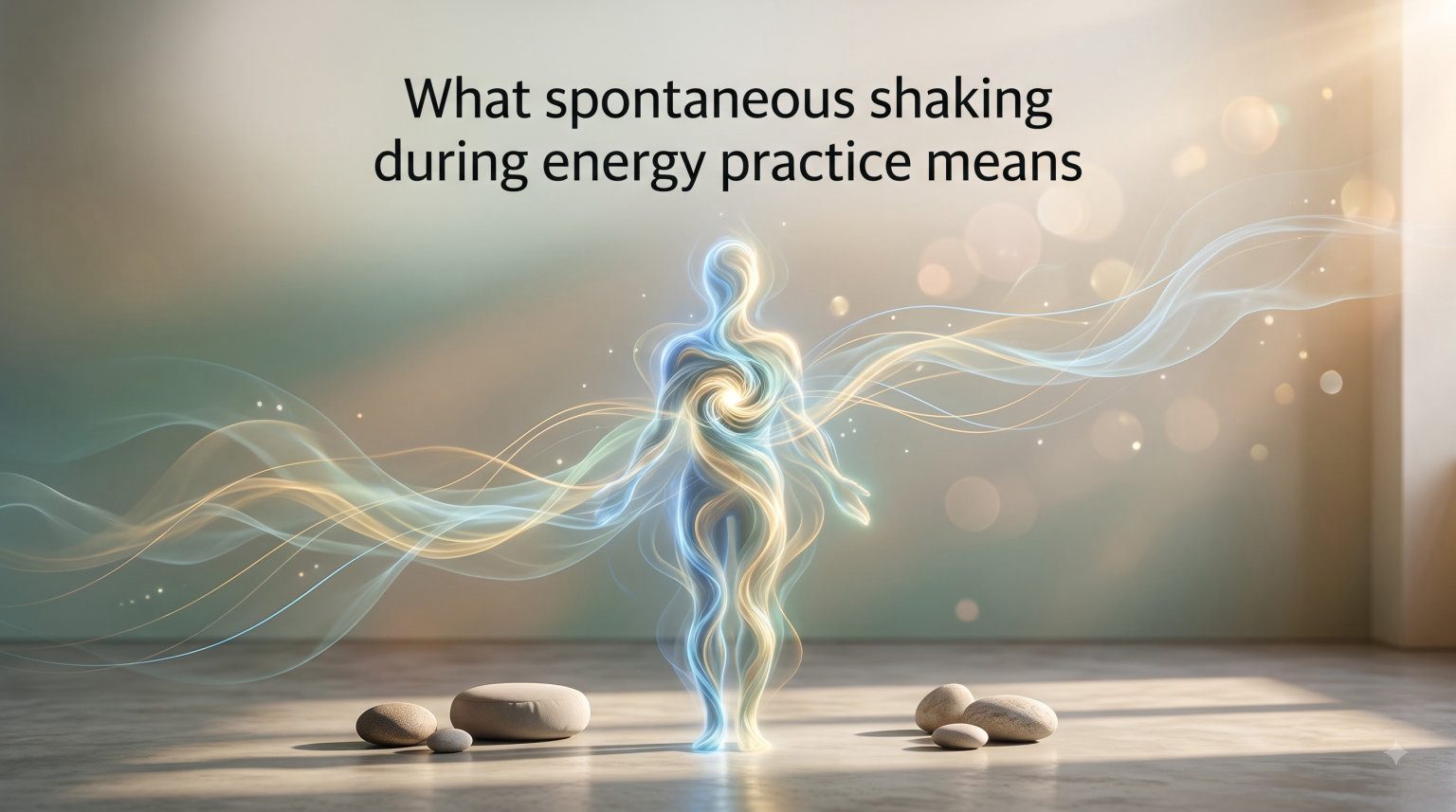 What spontaneous shaking during energy practice means