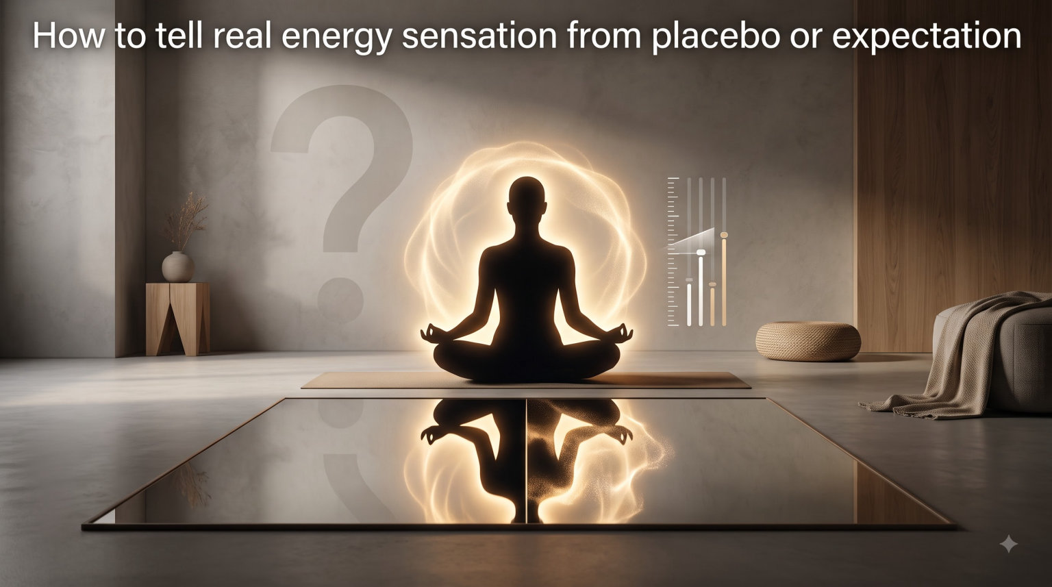 How to tell real energy sensation from placebo or expectation