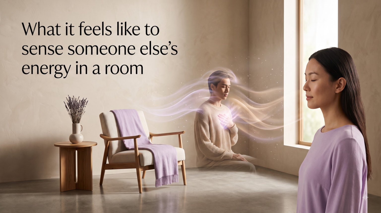 What it feels like to sense someone else's energy in a room