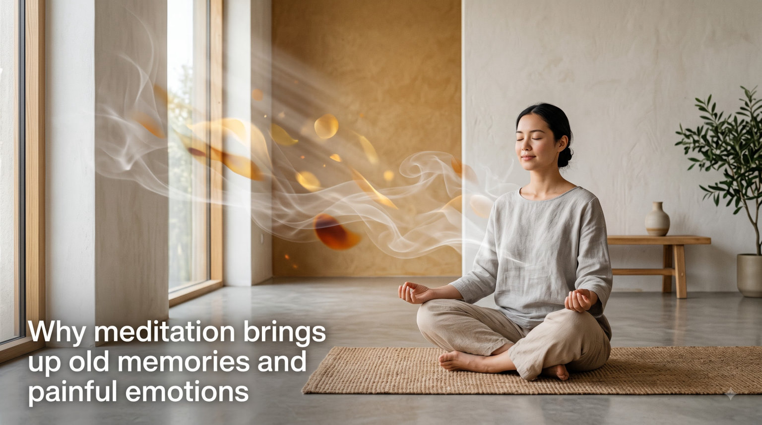 Why meditation brings up old memories and painful emotions