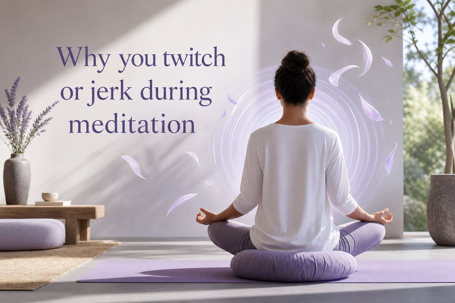 Why you twitch or jerk during meditation