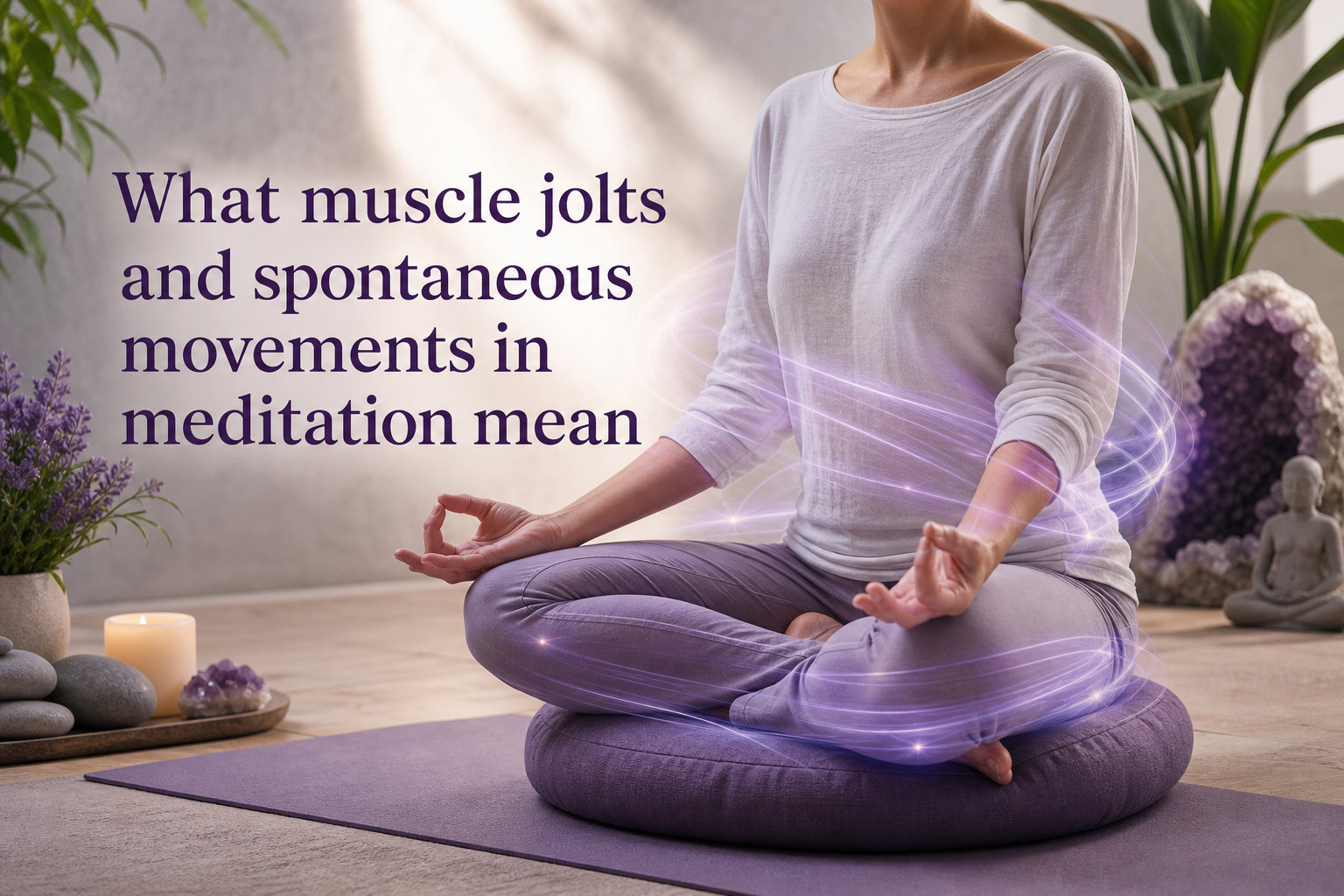 What muscle jolts and spontaneous movements in meditation mean