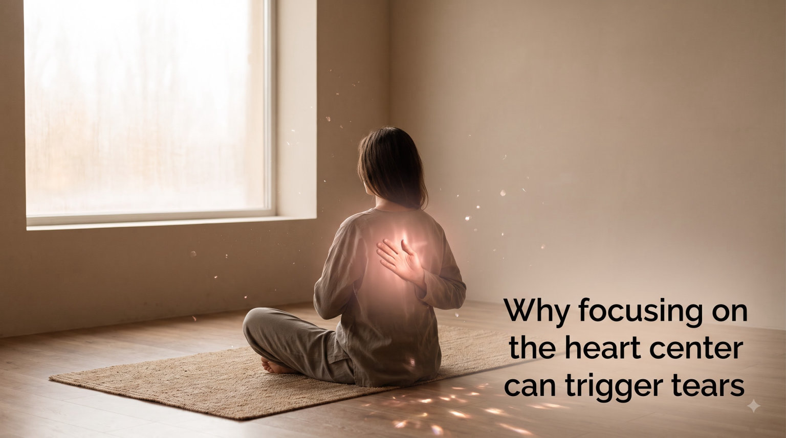 Why focusing on the heart center can trigger tears