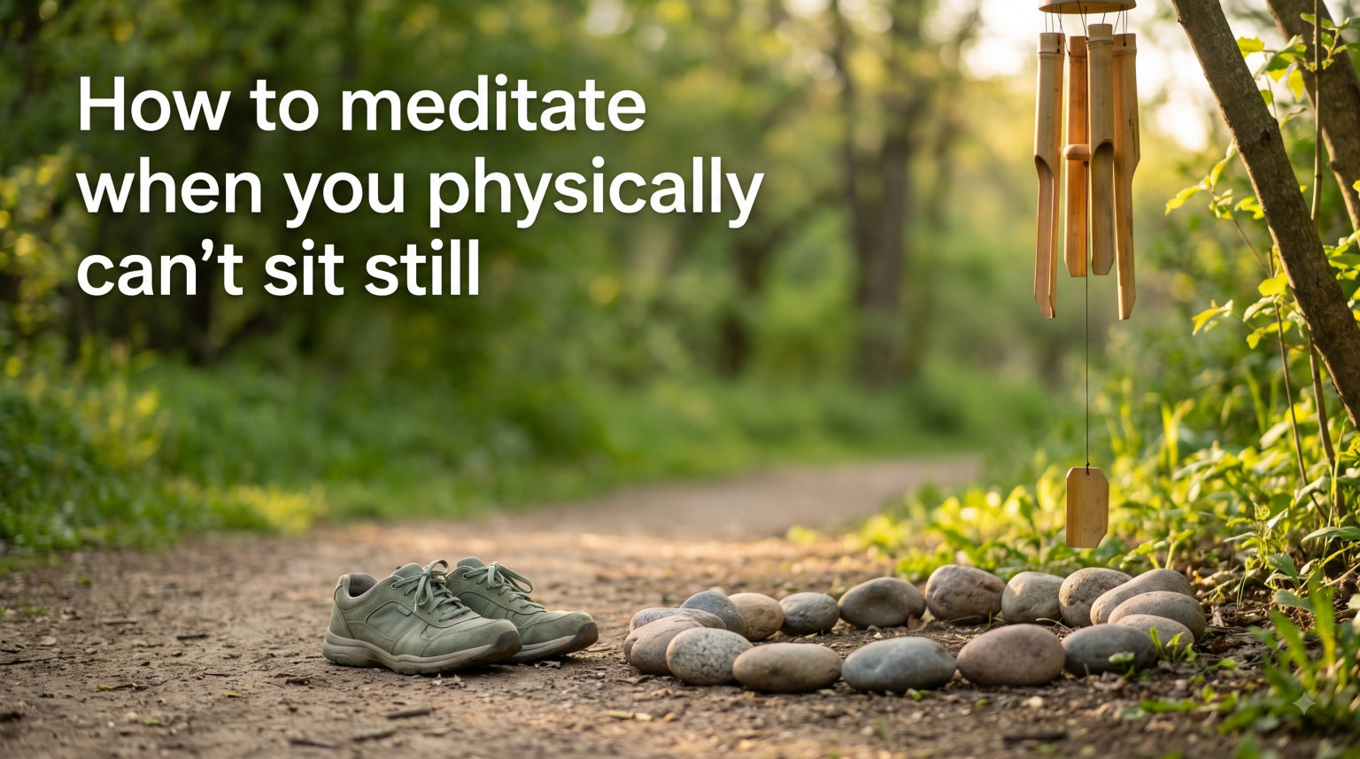 How to meditate when you physically can't sit still