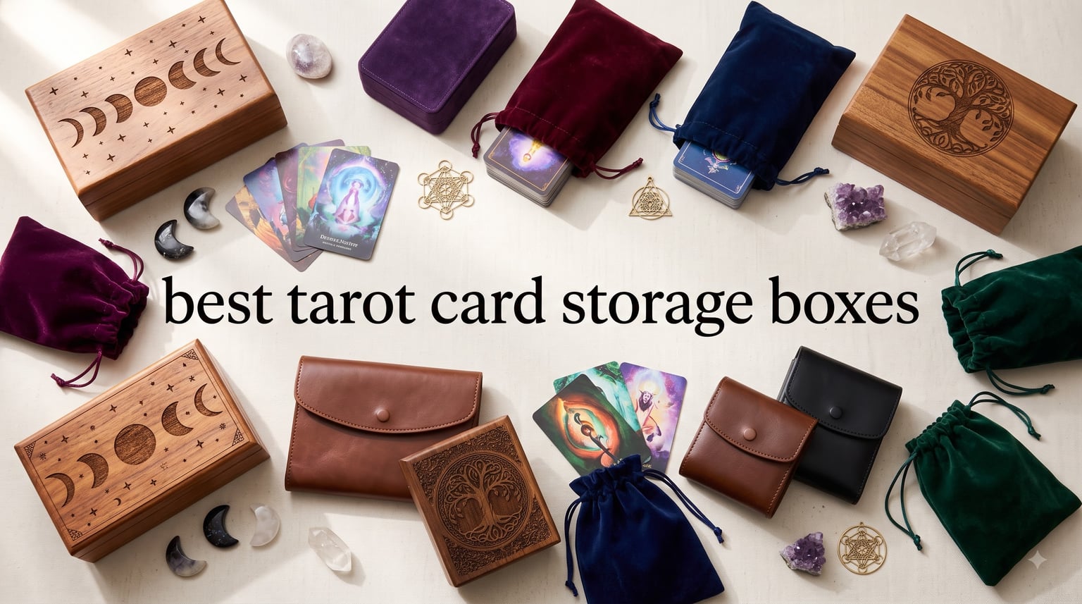best tarot card storage boxes