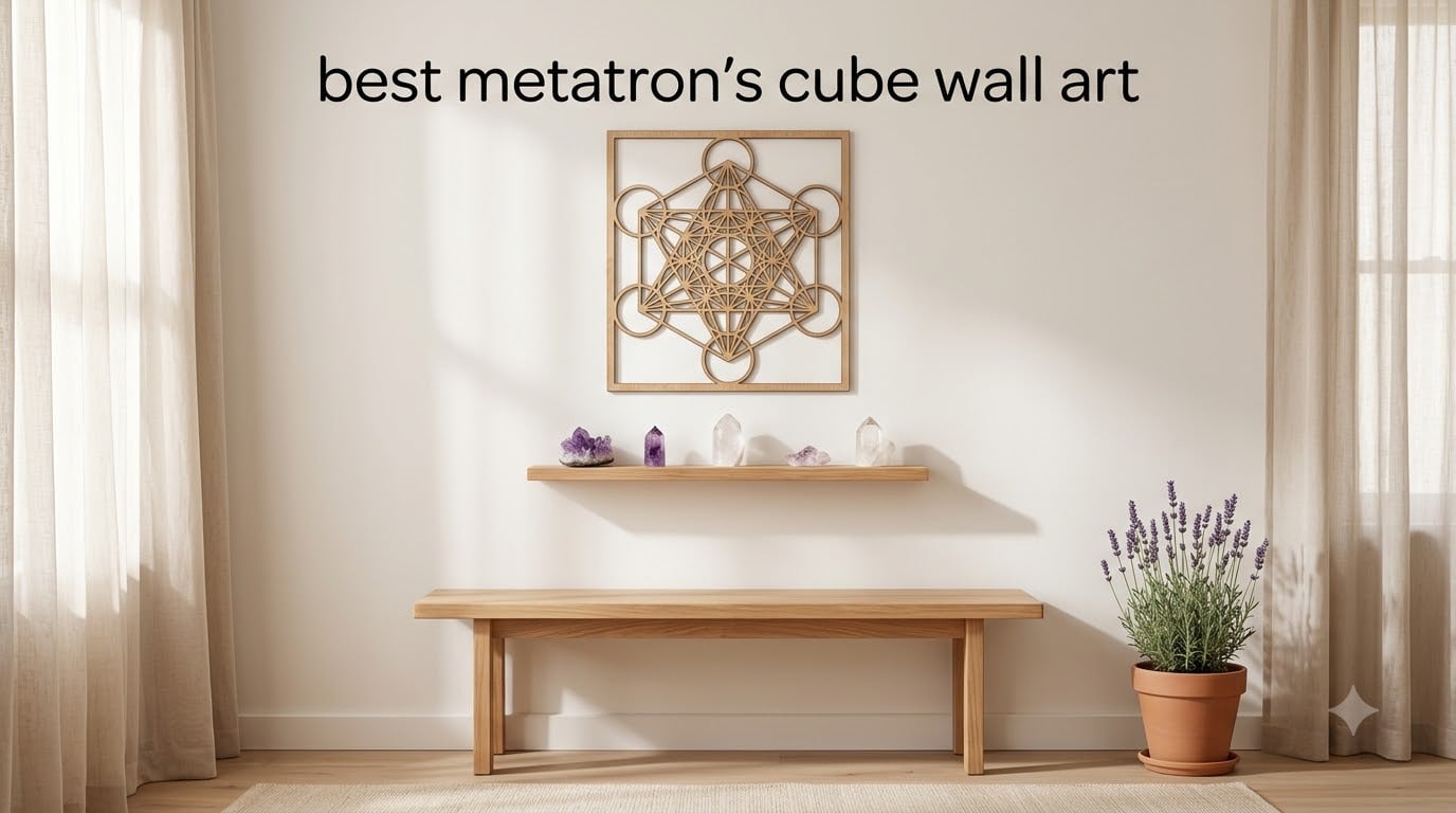 best metatron's cube wall art