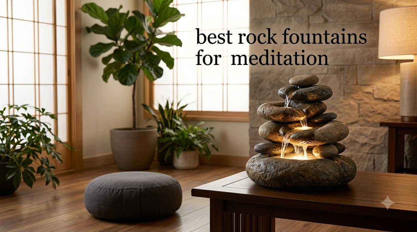 best rock fountains for meditation