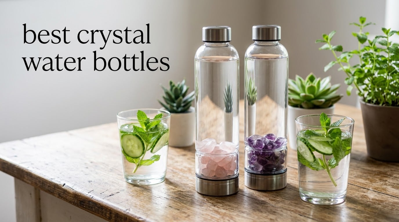 best crystal water bottles