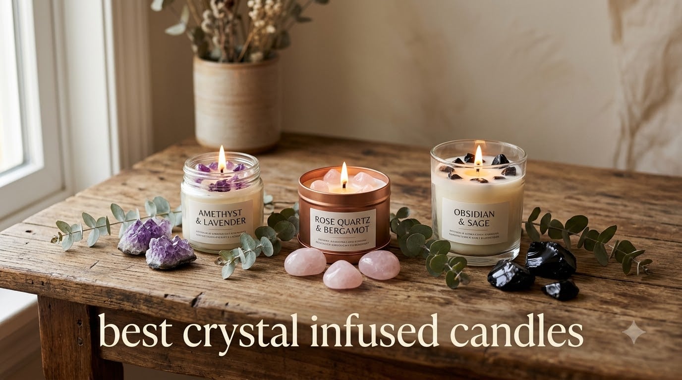 best crystal infused candles