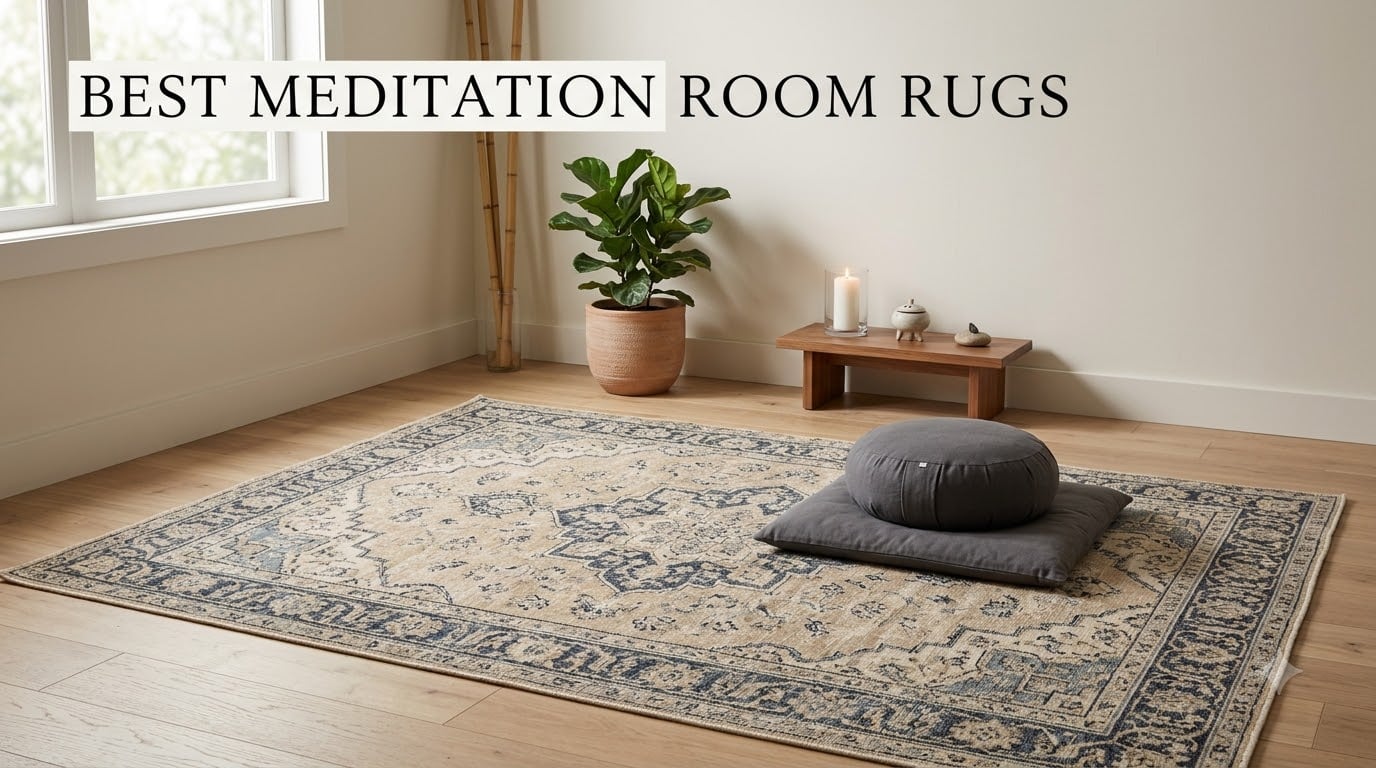 best meditation room rugs