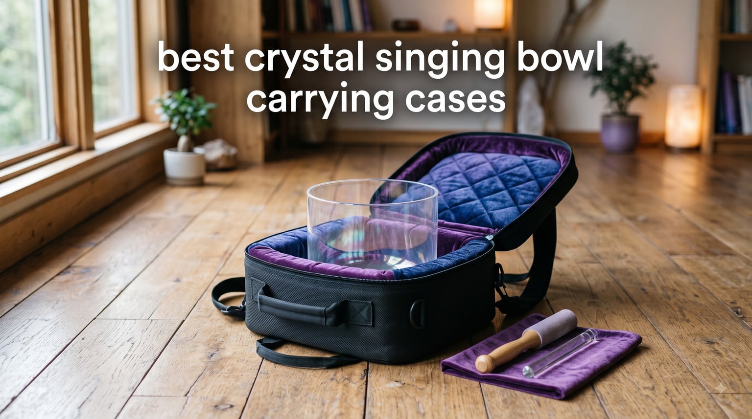 best crystal singing bowl carrying cases