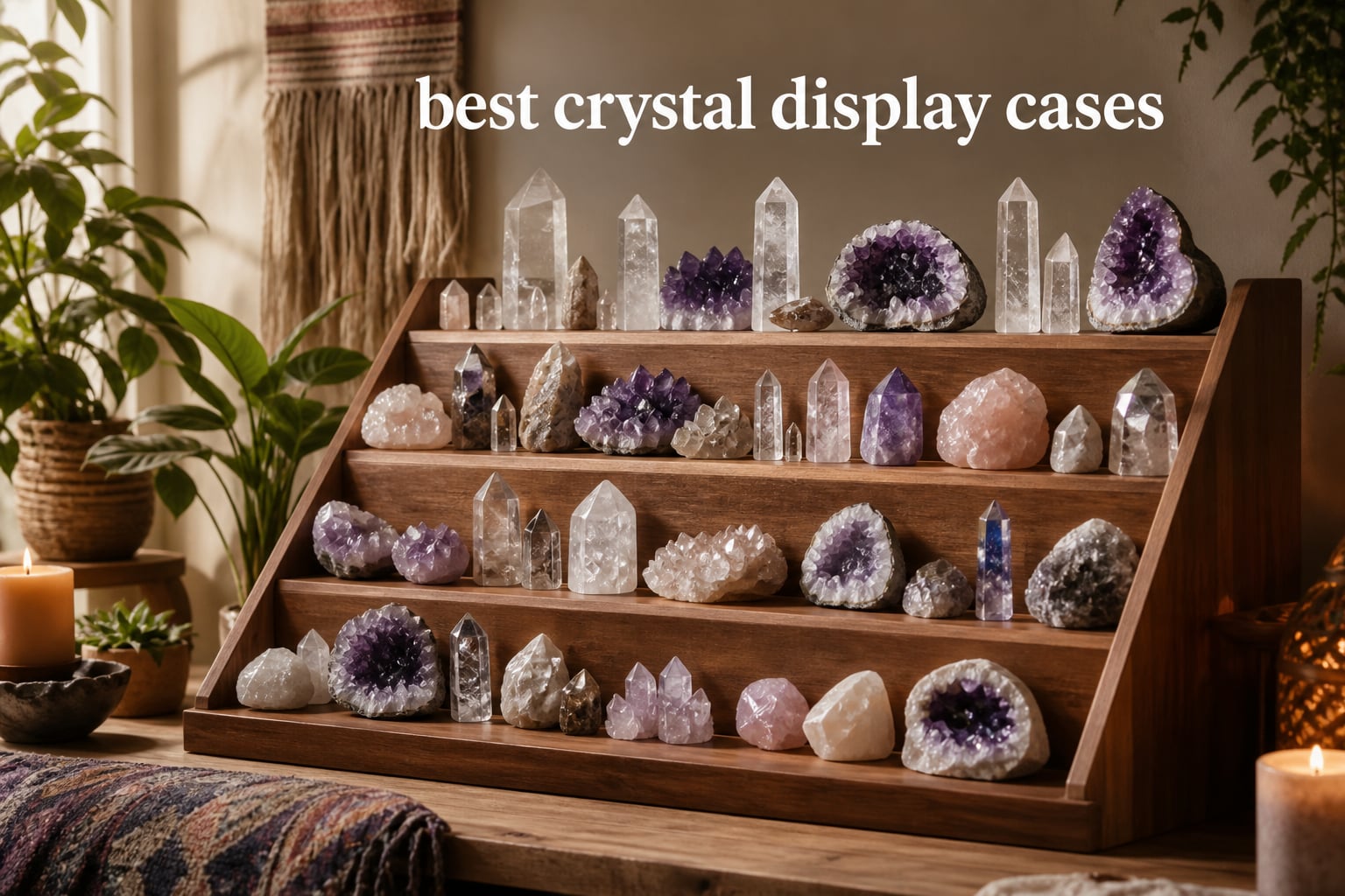 best crystal display cases