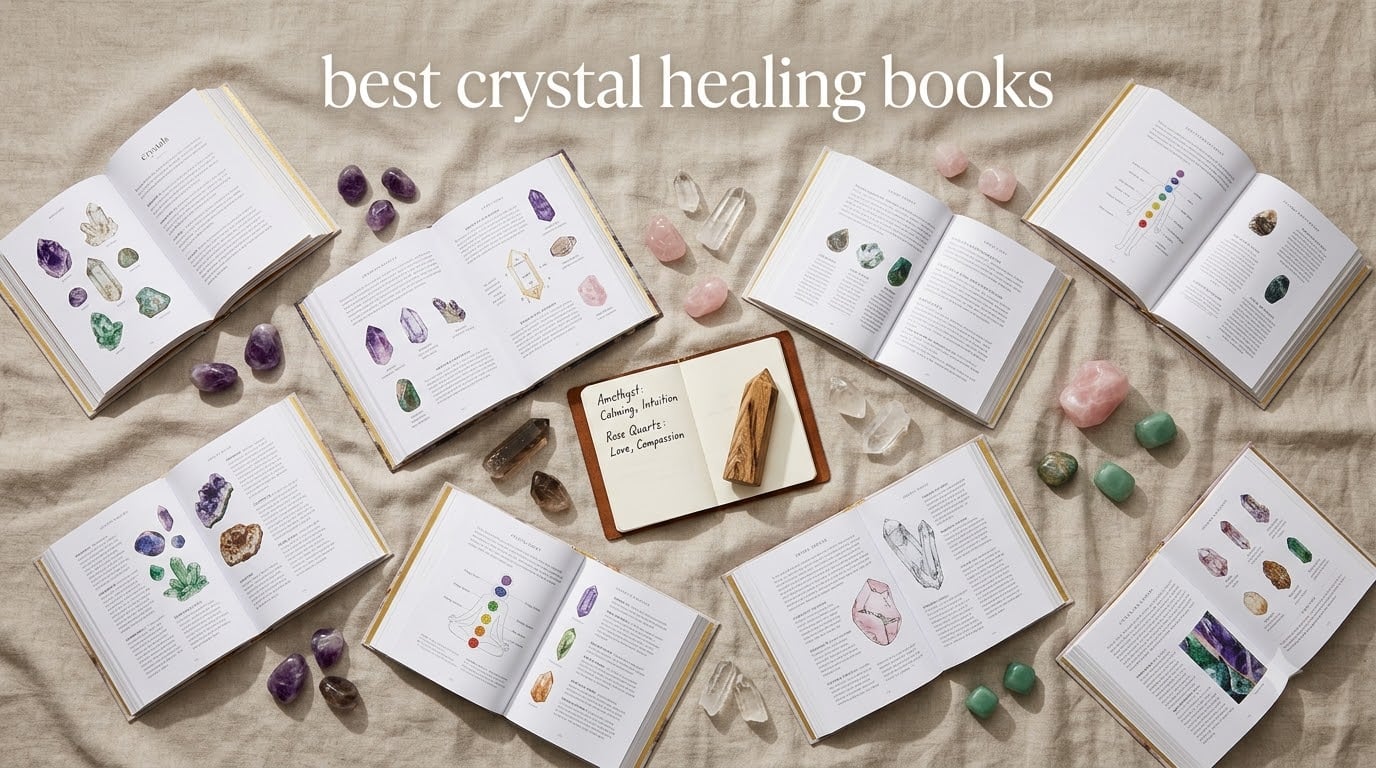 best crystal healing books