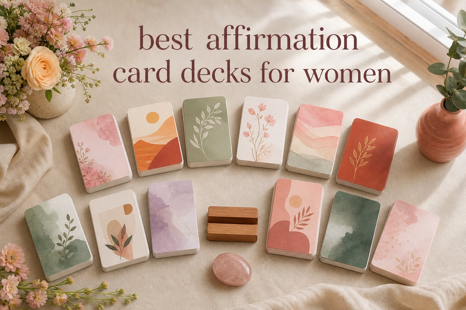 best affirmation card decks for women
