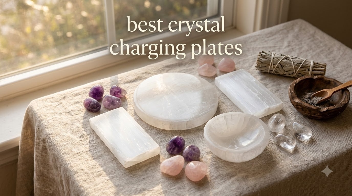 best crystal charging plates