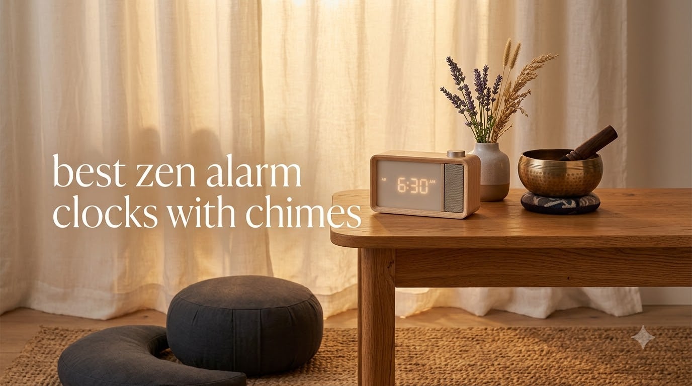 best zen alarm clocks with chimes