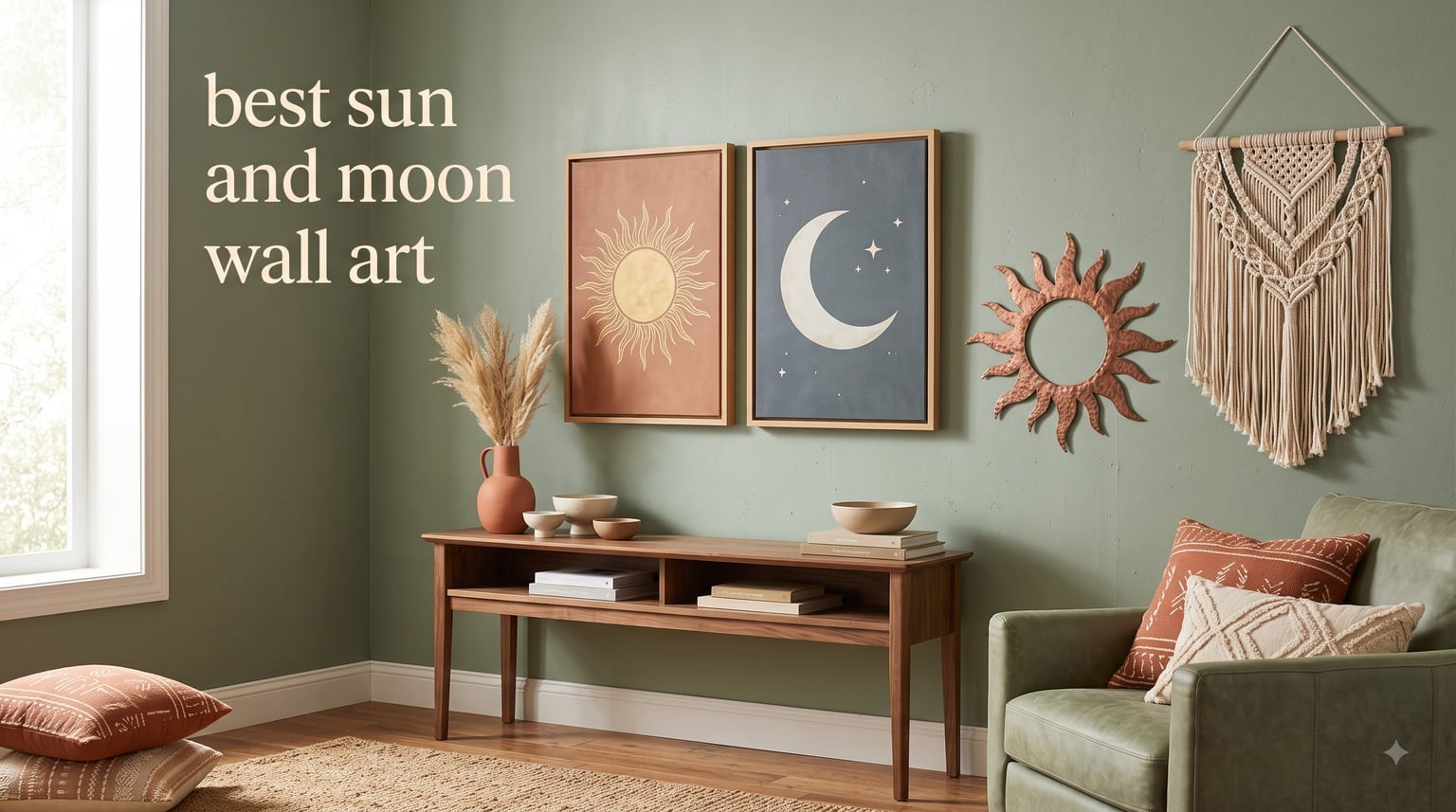 best sun and moon wall art