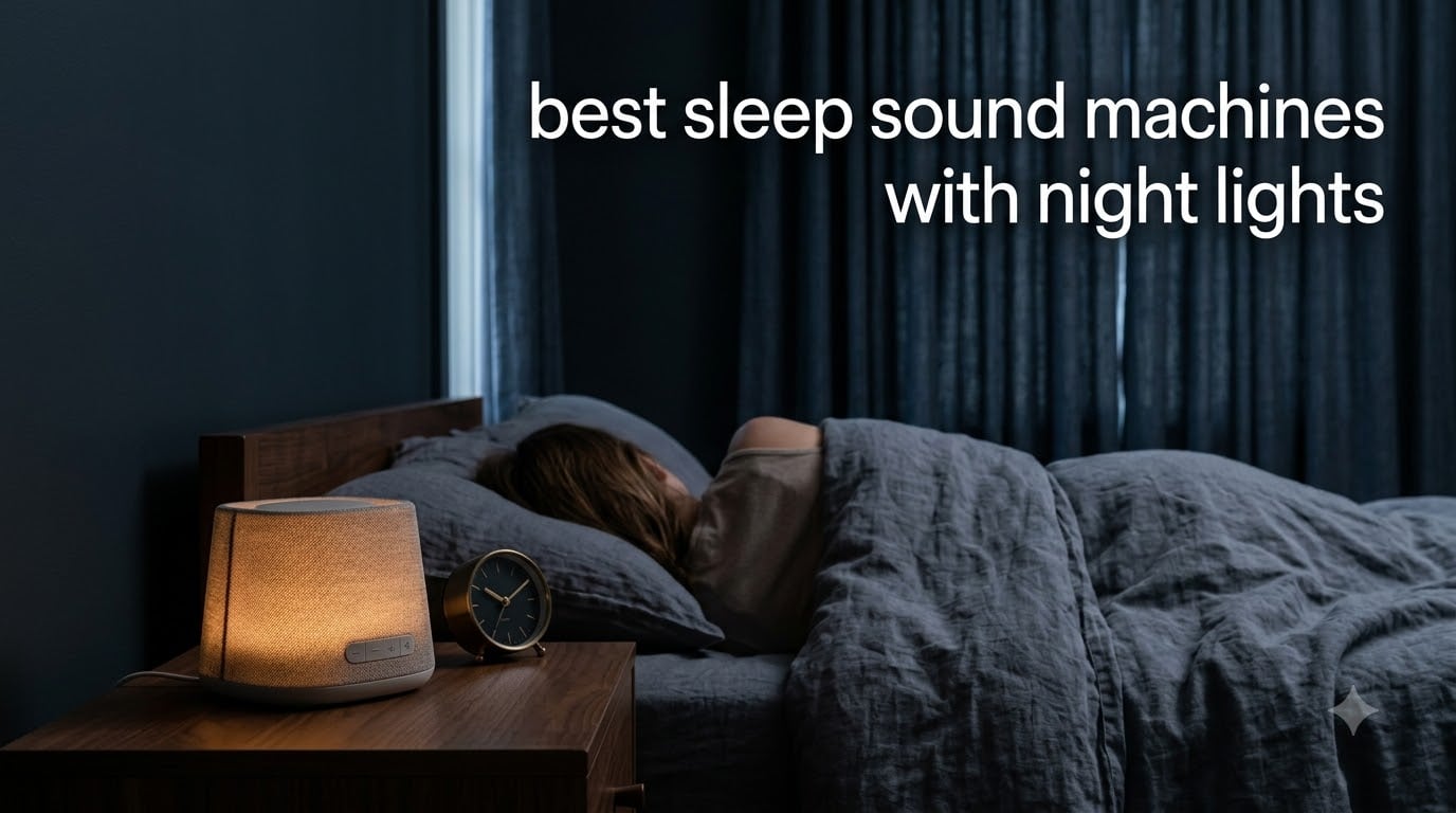 best sleep sound machines with night lights