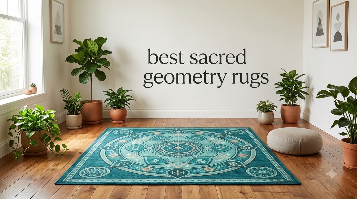best sacred geometry rugs