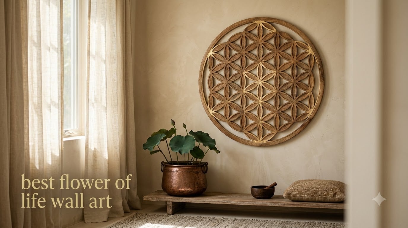 best flower of life wall art