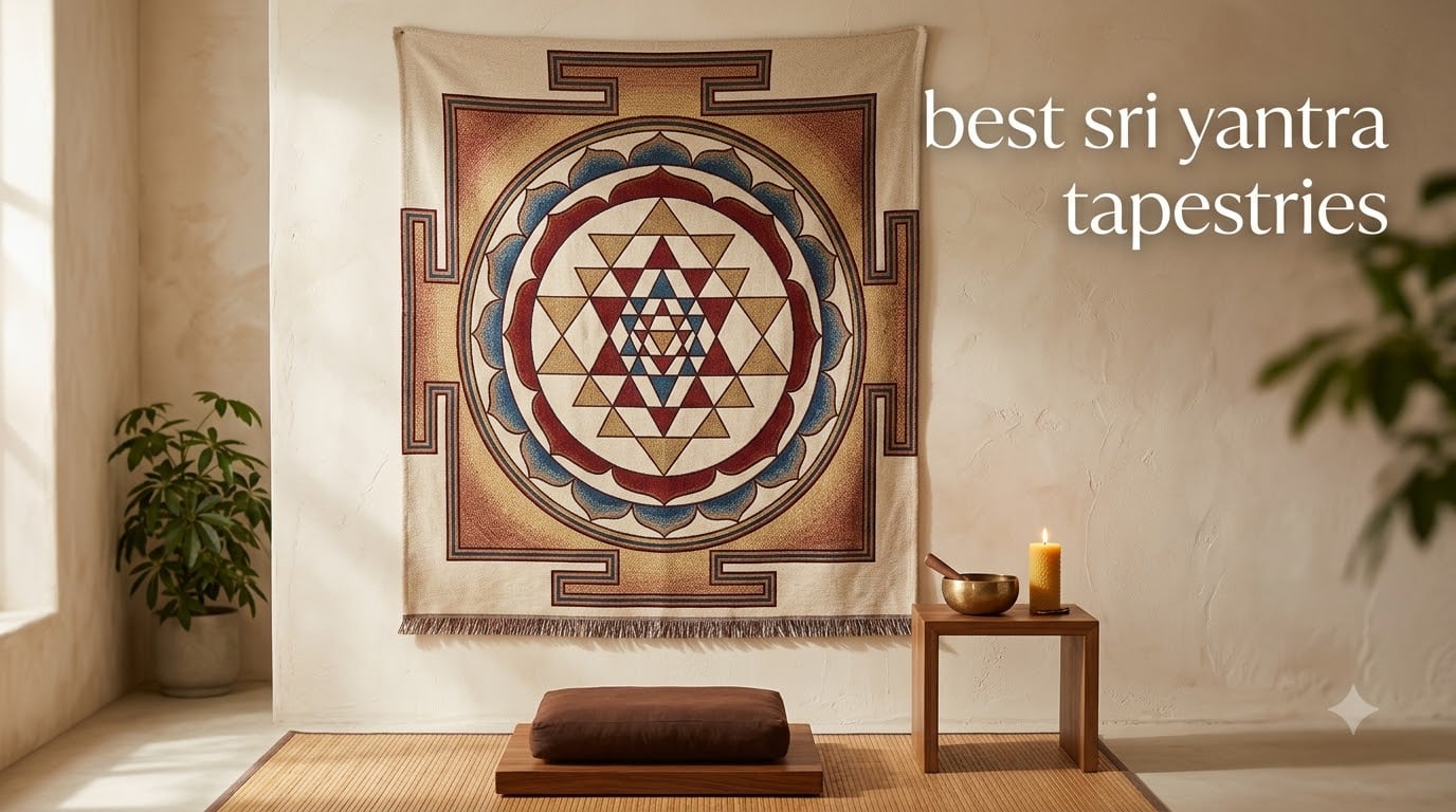 best sri yantra tapestries