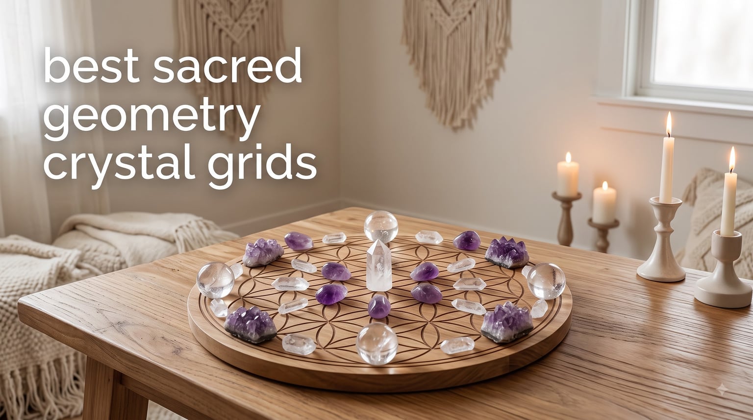 best sacred geometry crystal grids