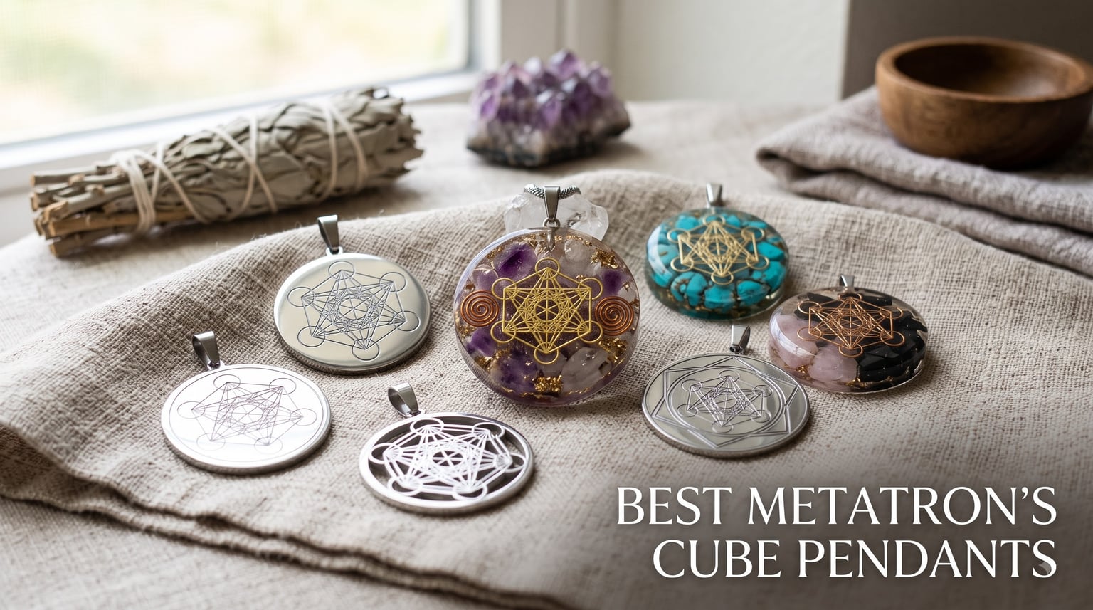 best metatron's cube pendants