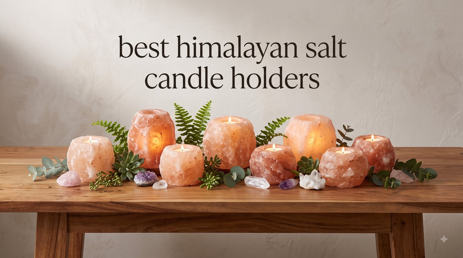 best himalayan salt candle holders