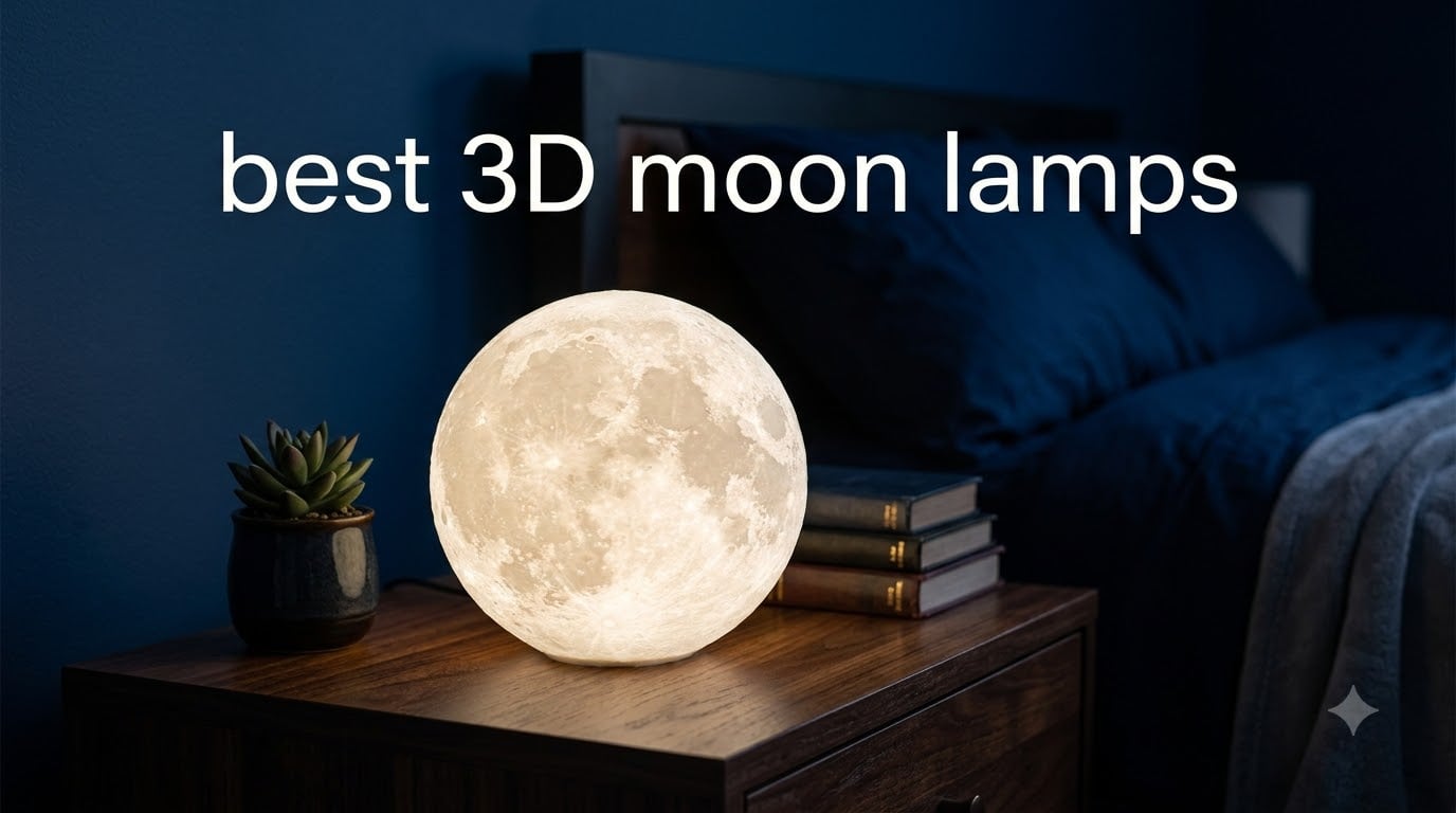 best 3D moon lamps