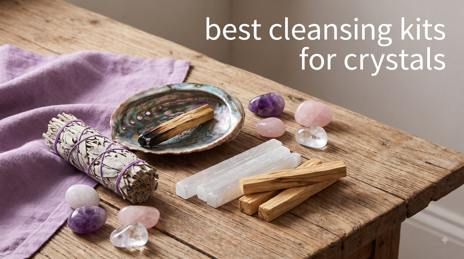 best cleansing kits for crystals