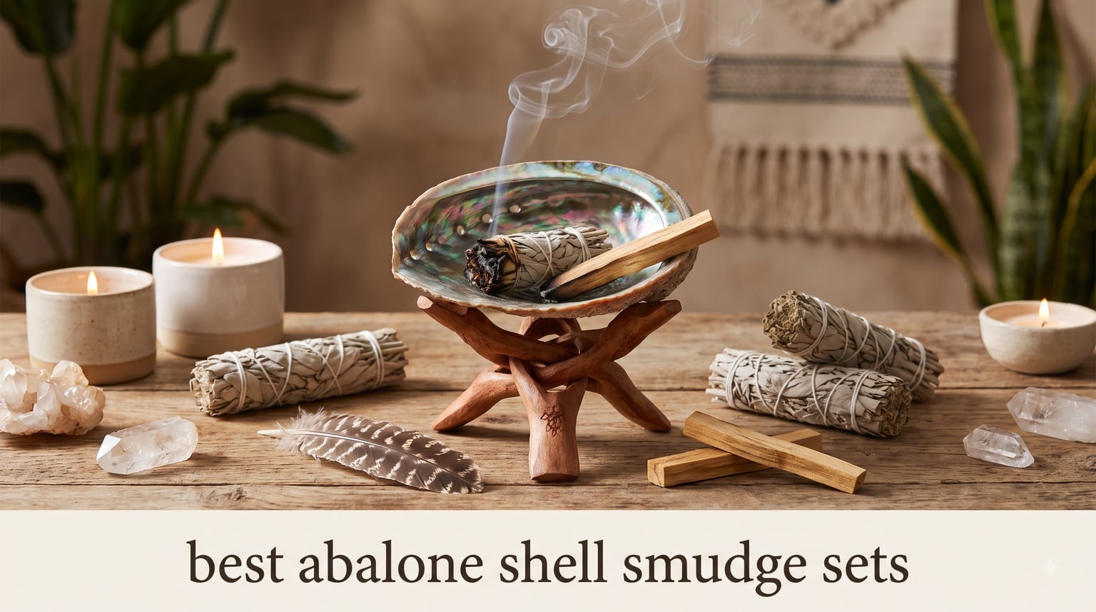 best abalone shell smudge sets