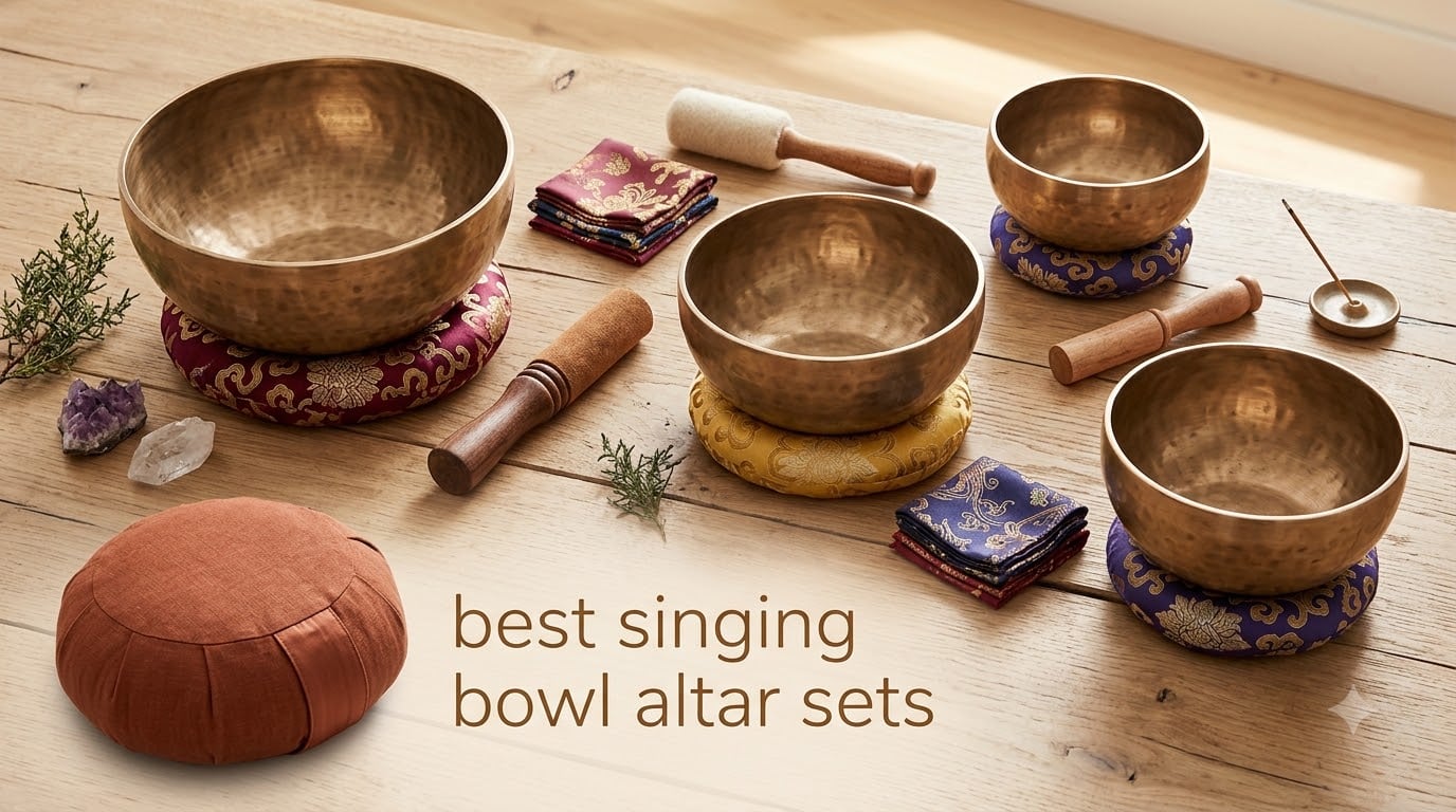 best singing bowl altar sets
