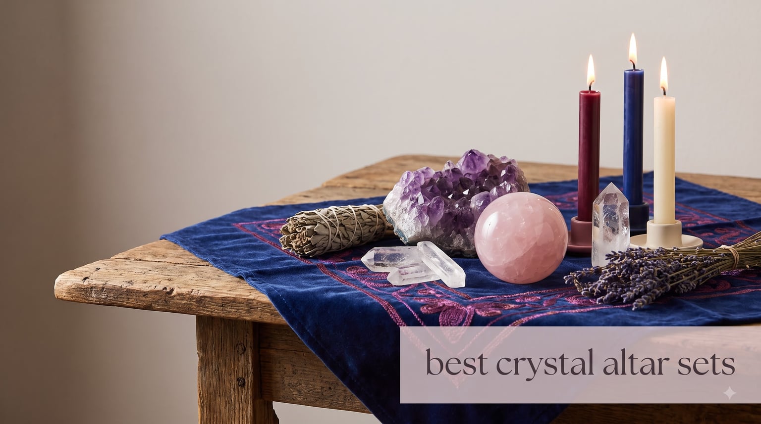 best crystal altar sets