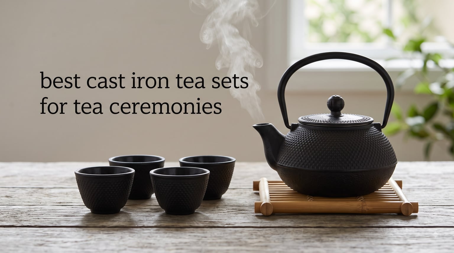 best cast iron tea sets for tea ceremonies