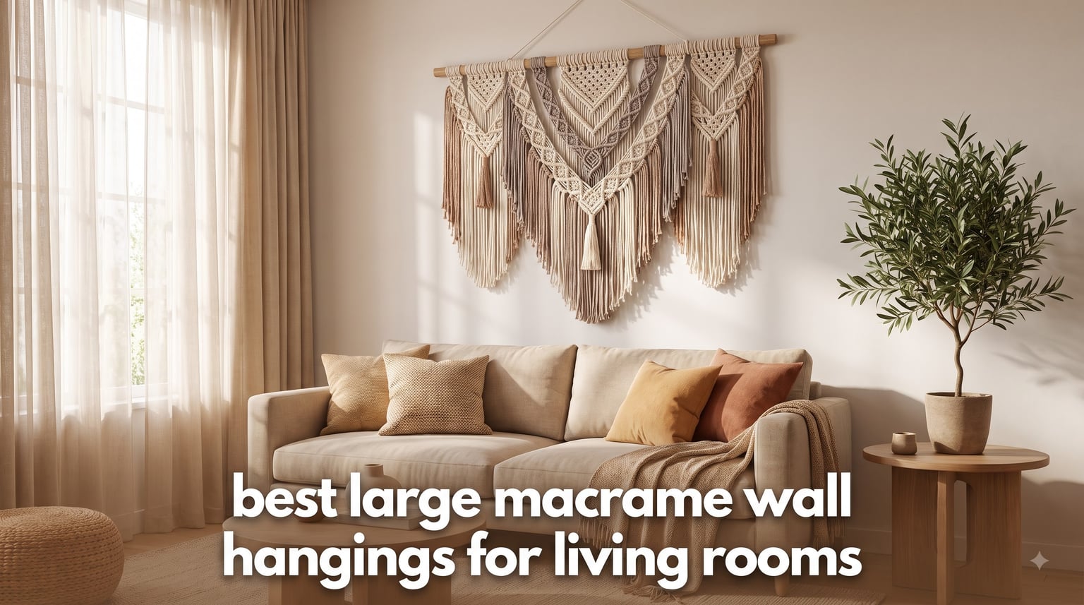 best large macrame wall hangings for living rooms