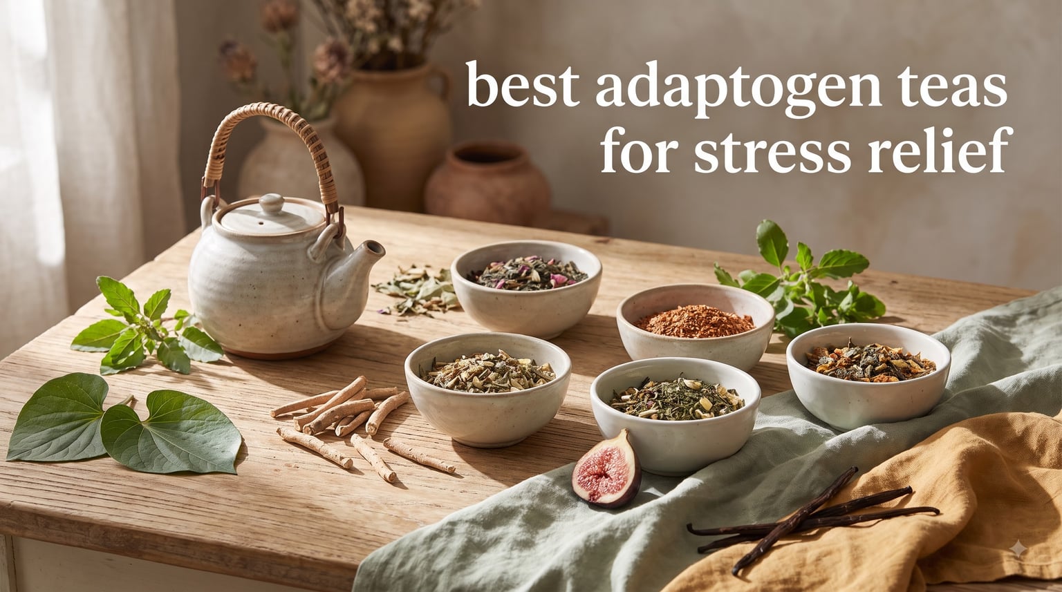 best adaptogen teas for stress relief