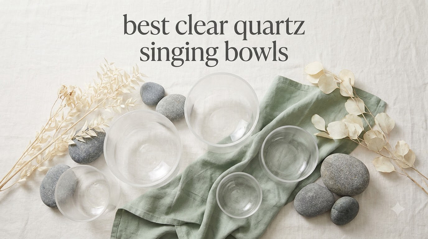 best clear quartz singing bowls